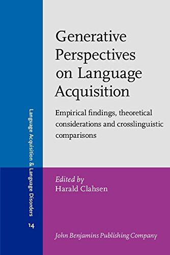 Generative Perspectives on Language Acquisition