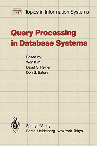 Query Processing in Database Systems