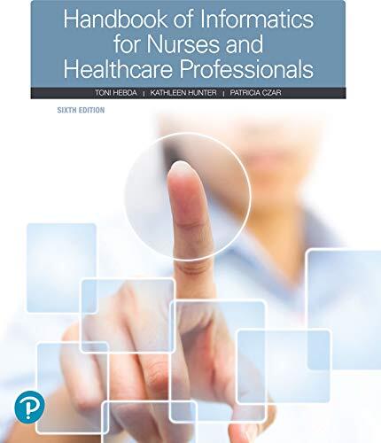 Handbook of Informatics for Nurses & Healthcare Professionals