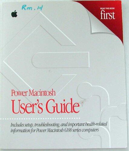 Power Macintosh User's Guide for Macintosh Performa 6100 Computers