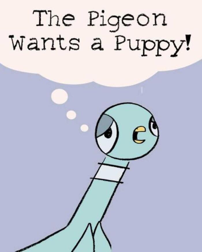 The pigon wants a puppy: Children's interesting picture books