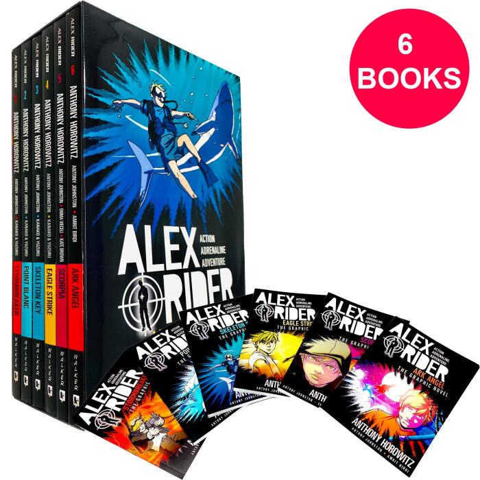 Alex Rider The Graphic Novel Collection 6 Books Box Set by Anthony Horowitz