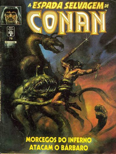 A Espada Selvagem de Conan nº 78 - Morcegos do Inferno Atacam o Bárbaro