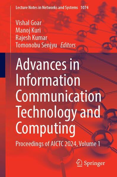 Advances in Information Communication Technology and Computing: Proceedings of AICTC 2024, Volume 1
