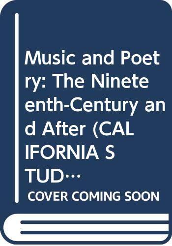 Music and Poetry: The Nineteenth-Century and After