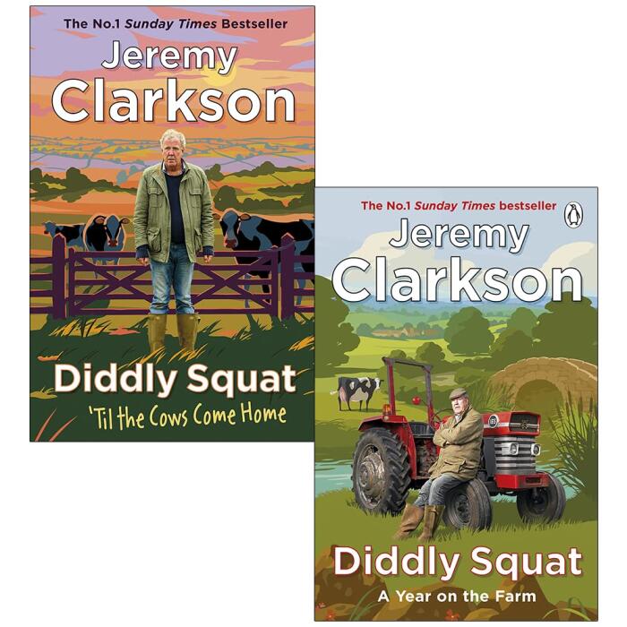 Jeremy Clarkson Diddly Squat Collection 2 Books Set