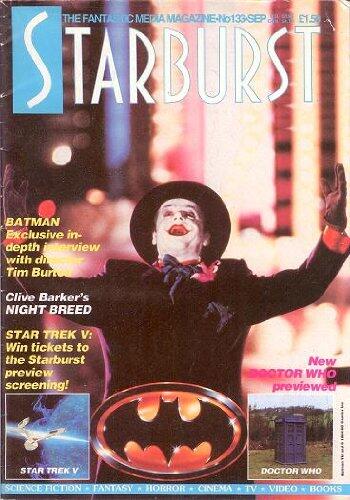STARBURST #133 (September 1989 - British edition) "Batman; Doctor Who..."