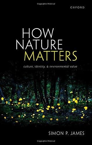 How Nature Matters: Culture, Identity, and Environmental Value