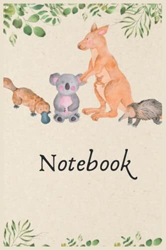 Notebook - 3. Animals56 The Animal Lover's Fun-Schooling Journal: CollegeRuled _6in x 9in x 114 Pages White Paper Blank Journal with Black Cover Perfect Size