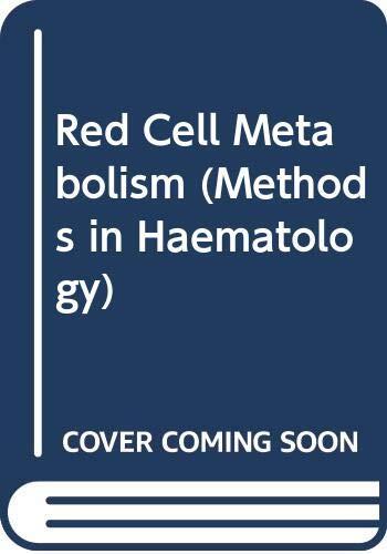 Red Cell Metabolism