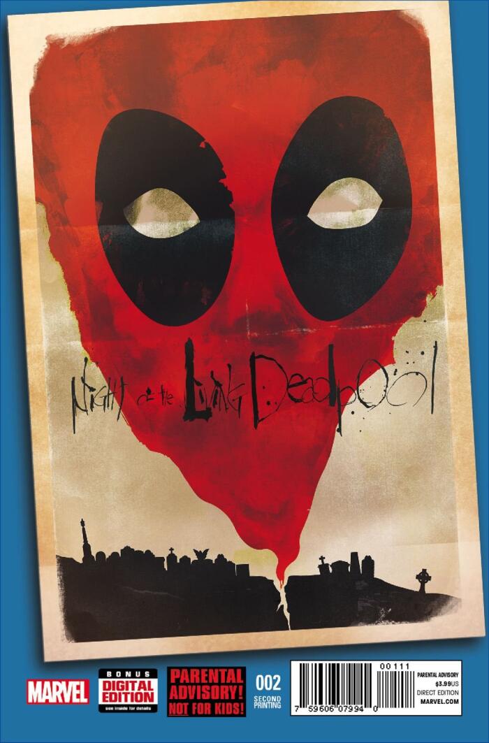 Night of the Living Deadpool 2 2nd Printing