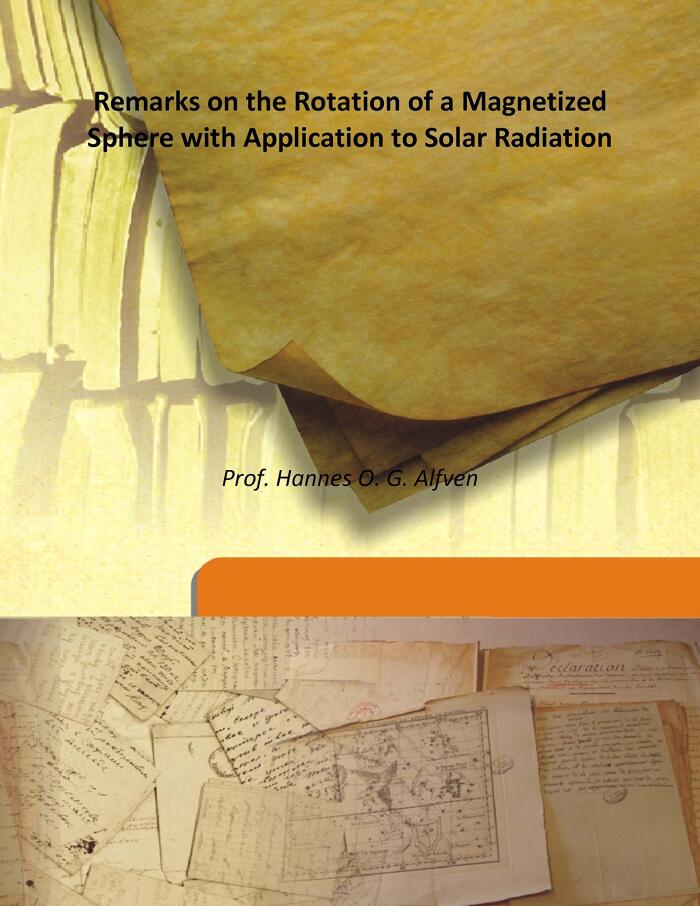 Remarks on the Rotation of a Magnetized Sphere with Application to Solar Radiation