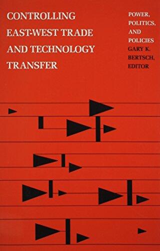 Controlling East-West Trade and Technology Transfer: Power, Politics, and Policies