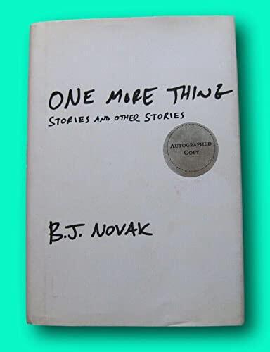 Rare SIGNED - ONE MORE THING stories