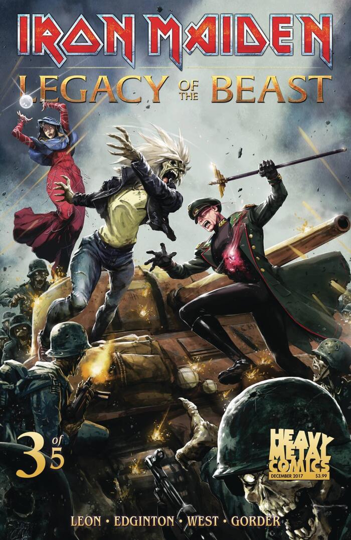 IRON MAIDEN LEGACY OF THE BEAST #3 (OF 5) CVR A CASAS