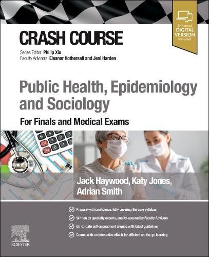 Crash Course Public Health, Epidemiology and Sociology: For Finals and Medical Exams