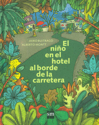 El niño en el hotel al borde de la carretera