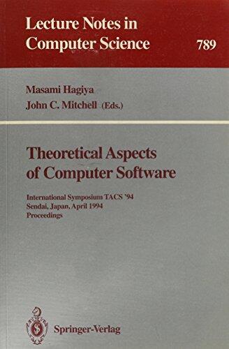 Theoretical Aspects of Computer Software: Proceedings