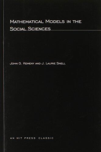 Mathematical Models in Social Sciences