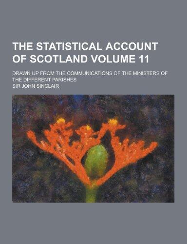 The Statistical Account of Scotland; drawn up from the Communications of the Ministers of the Different Parishes, Volume 11