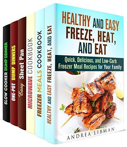 Microwave Dump Recipes Box Set (6 in 1): Easy Make-Ahead Meals for You and Your Family