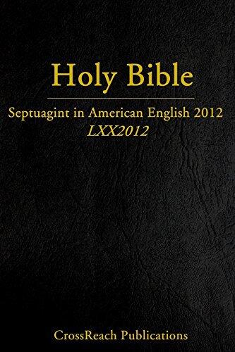 Septuagint in American English 2012: LXX2012