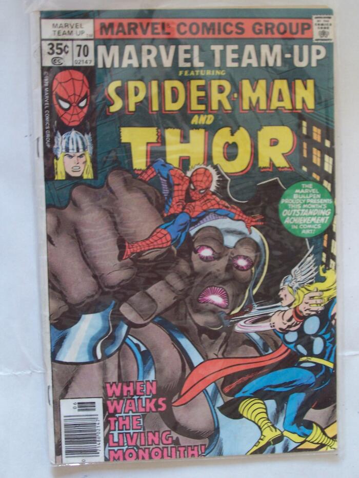 Marvel Team-Up #70 : Featuring Spider-Man and Thor in "Whom Gods Destroy"