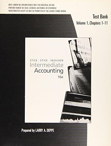 TB, Intermediate Accounting