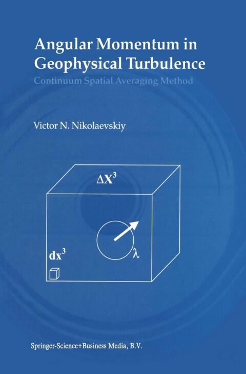 Angular Momentum in Geophysical Turbulence: Continuum Spatial Averaging Method