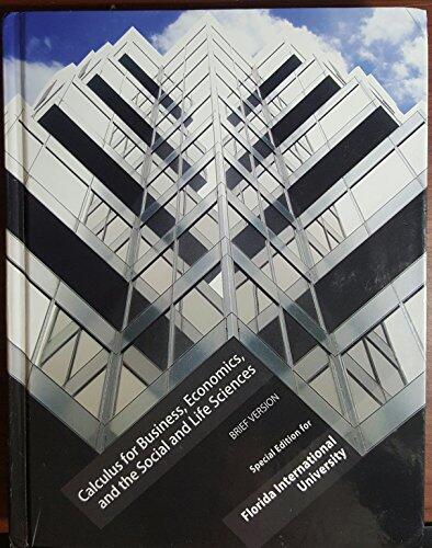 Calculus For Business, Economics & Social
