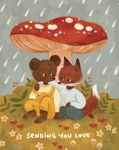 Love Muchly Greeting Cards: Tough Times - Sending You Love