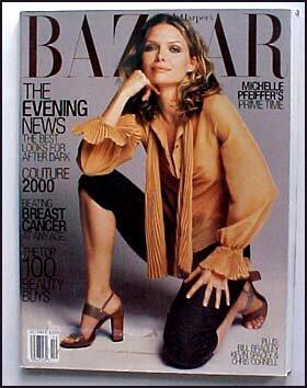Harper's Bazaar October 1999 Michelle Pfeiffer Cover