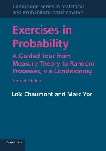 Exercises in Probability: A Guided Tour from Measure Theory to Random Processes, via Conditioning (Cambridge Series in Statistical and Probabilistic Mathematics) by Loïc Chaumont