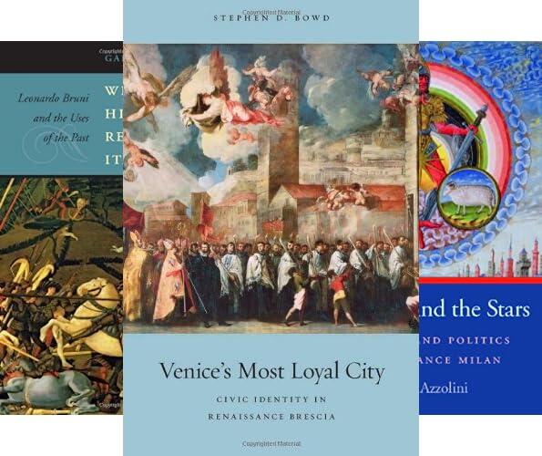 I Tatti studies in Italian Renaissance history