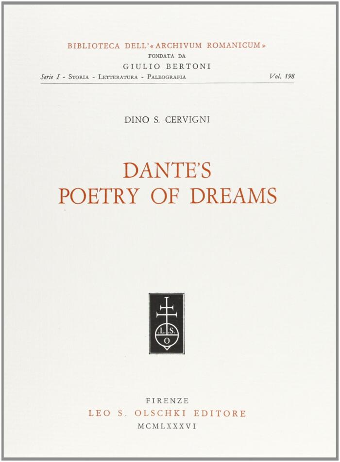 Dante's Poetry of Dreams