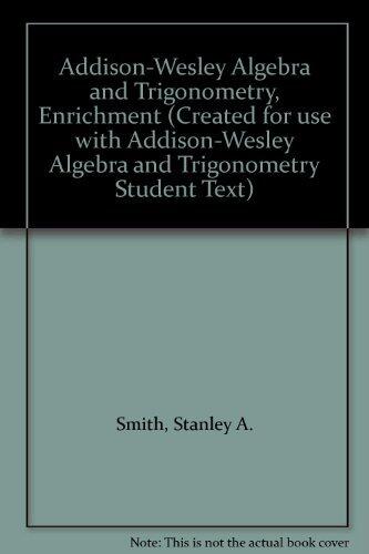 Algebra and Trigonometry (Enrichment)