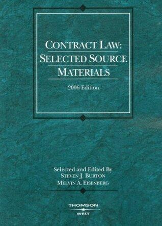 Contract Law: Selected Source Materials 2006