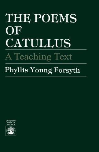 The Poems of Catullus: A Teaching Text