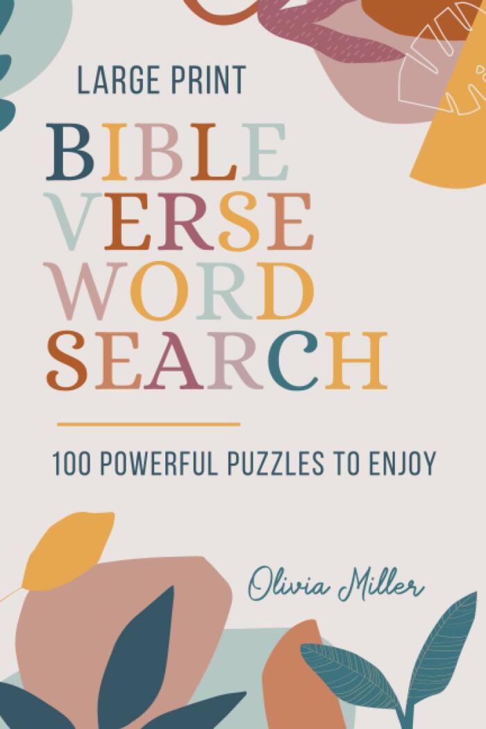 Large Print Bible Verse Word Search Puzzle Book for Seniors: Divine Word Search Puzzles Book & Gift For Adults, Easy-To-Read Print With Solutions,