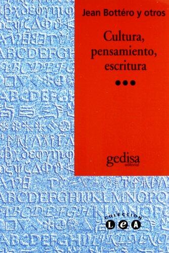 Cultura, Pensamiento, Escritura