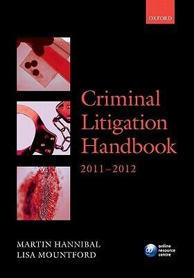 Criminal Litigation Handbook 2011-12