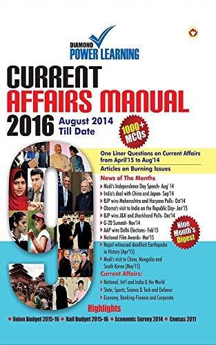Current Affairs Manual 2016