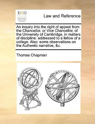An Inquiry into the Right of Appeal from the Chancellor: In Matters of Discipline