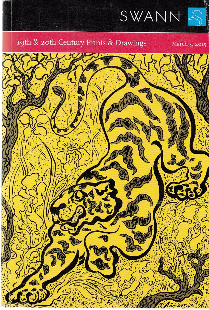 Swann 19th and 20th Century Prints & Drawings (March 5, 2015) / Sale 2375