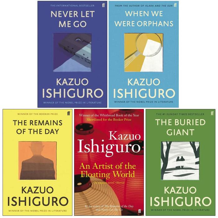 Kazuo Ishiguro Collection 5 Books Collection Set