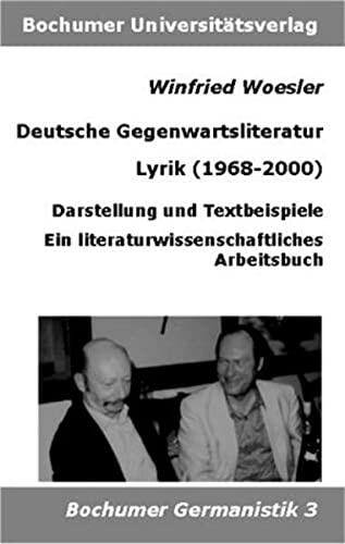 Deutsche Gegenwartsliteratur: Lyrik