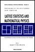 LATTICE STATISTICS AND MATHEMATICAL PHYSICS: FESTSCHRIFT DEDICATED TO PROFESSOR FA-YUEH WU ON THE OCCASION OF HIS 70TH BIRTHDAY, PROCEEDINGS OF ... SYMPOSIUM