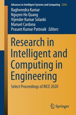 Research in Intelligent and Computing in Engineering: Select Proceedings of RICE 2020