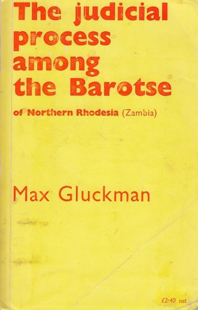 Judicial Process Among the Barotse