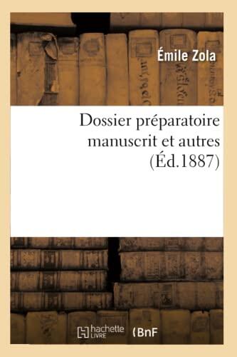 Dossier Préparatoire Manuscrit Autres